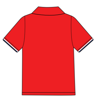 EYFS RED POLO (SIZE 2-6)