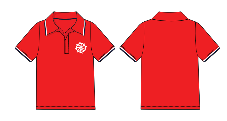 EYFS RED POLO (SIZE 2-6)