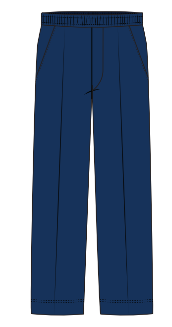 EYFS NAVY BLUE PANTS (SIZE 2-6)