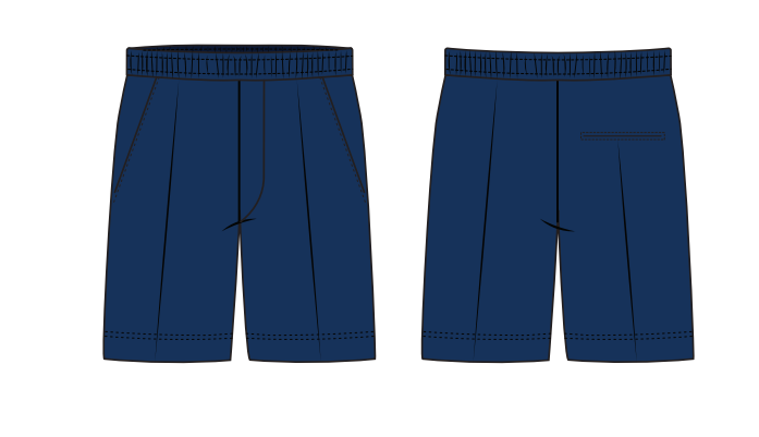 EYFS NAVY BLUE SHORTS (SIZE 2-6)