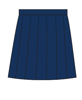 EYFS NAVY BLUE SKIRT (SIZE 2-6)
