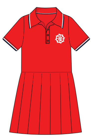 EYFS RED DRESS (SIZE 2-6)