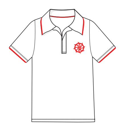 KS1/KS2 WHITE POLO (SIZE 4-14)