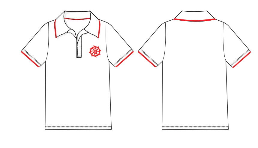 KS1/KS2 WHITE POLO (SIZE 4-14)