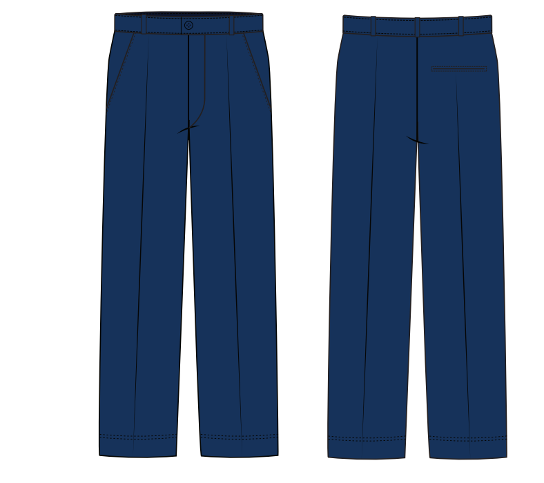 KS1/KS2 NAVY BLUE PANT (SIZE 6-14)