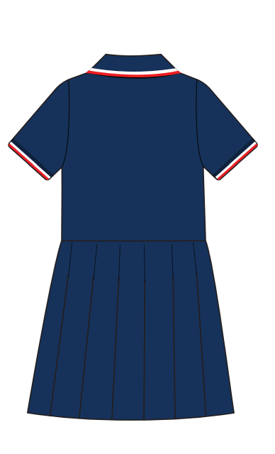 KS1/KS2 NAVY BLUE DRESS (SIZE 4-14)