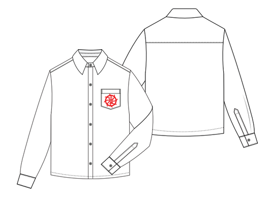 KS1/KS2 WHITE SHIRT(SIZE 6-14 BOYS)