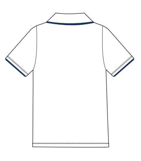 KS3/KS4 WHITE POLO BOYS (SIZE XS-XL)