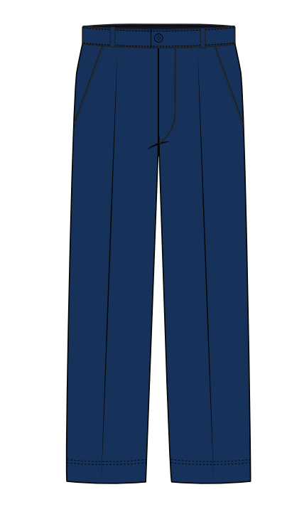 KS3/KS4 NAVY BLUE PANTS BOYS (XS-XL)