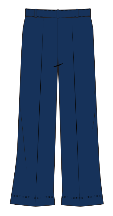 KS3/KS4 NAVY BLUE PANTS GIRLS (XS-XL)