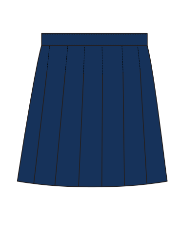 KS3/KS4 NAVY BLUE SKIRT (XS-XL)