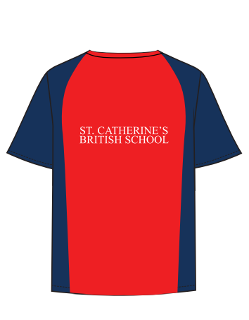 KS1/KS2 RED & WHITE T-SHIRTS (SIZE 4-14)