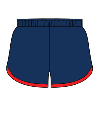 UPPER SCHOOL GIRLS P-E SHORTS (SIZE XXS-XL)