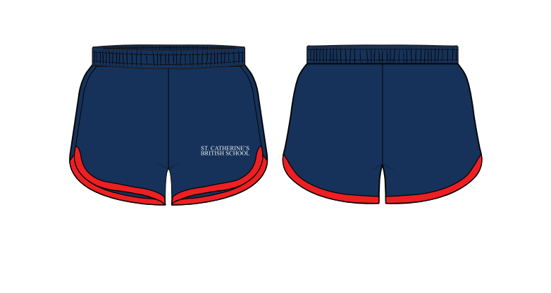 UPPER SCHOOL GIRLS P-E SHORTS (SIZE XXS-XL)