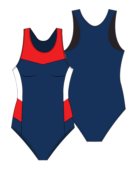 SWIMSUIT GIRLS NAVY BLUE (KS1/KS2)