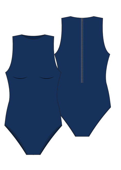 SWIMSUIT GIRLS NAVY (KS3/KS4)