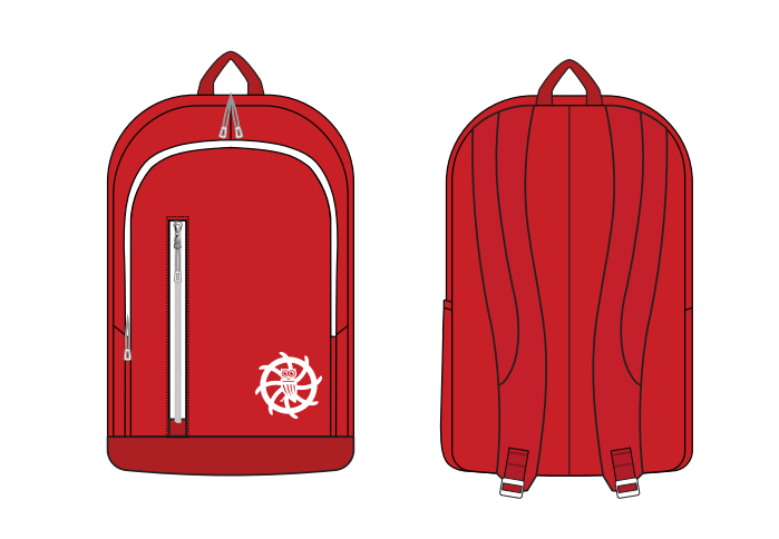 LOWER SCHOOL BOOK BAG RED