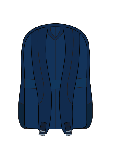 UPPER SCHOOL BOOK BAG NAVY