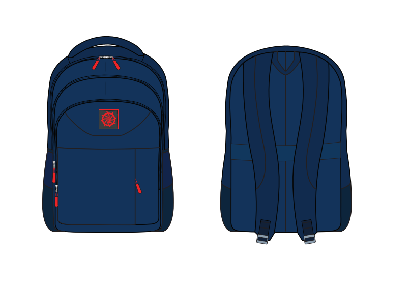 UPPER SCHOOL BOOK BAG NAVY