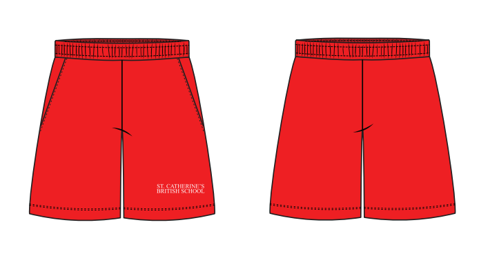 SPORTS CLUB SHORTS RED