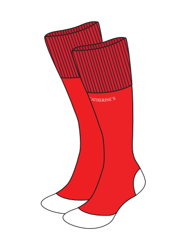 FOOTBALL/RUGBY SOCKS RED