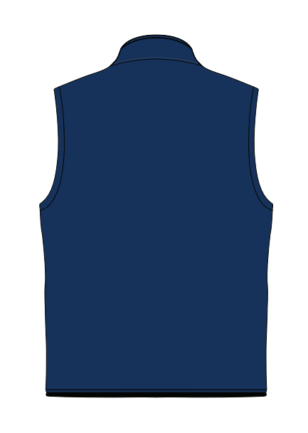 STAFF VEST NAVY FLEECE