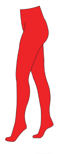 RED STOCKINGS/TIGHTS