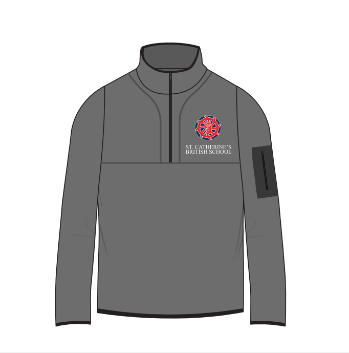 St Cats 1/4 Zip Quick Dry Sport Top