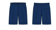 LOWER SCHOOL NAVY BLUE SHORTS BUTTON-UP