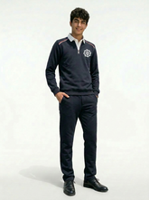 UPPER SCHOOL NAVY BLUE 1/4 ZIP JUMPER