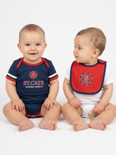 St CATS BABY ONESIE AND BIB SET