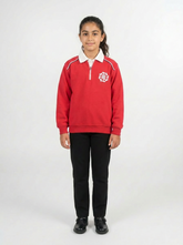 LOWER SCHOOL RED 1/4 ZIP JUMPER