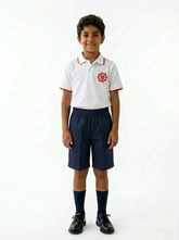 LOWER SCHOOL NAVY BLUE SHORTS - ELASTIC WAIST