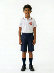 LOWER SCHOOL NAVY BLUE SHORTS - ELASTIC WAIST