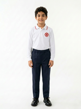 LOWER SCHOOL NAVY BLUE TROUSERS PULL-ON