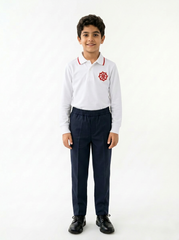 LOWER SCHOOL NAVY BLUE TROUSERS PULL-ON