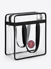 ZIP CLOSURE SEE-THROUGH SHOPPERS