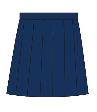 EYFS NAVY BLUE SKIRT (SIZE 2-6)