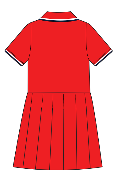 EYFS RED DRESS (SIZE 2-6)