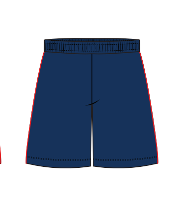 BOYS NAVY P-E SHORTS (SIZE 4-14)
