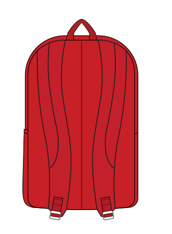LOWER SCHOOL BOOK BAG RED