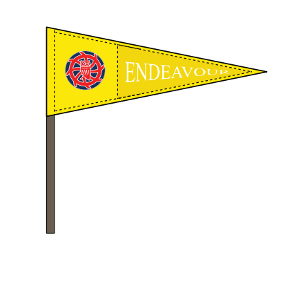 St Cats Endeavour flag