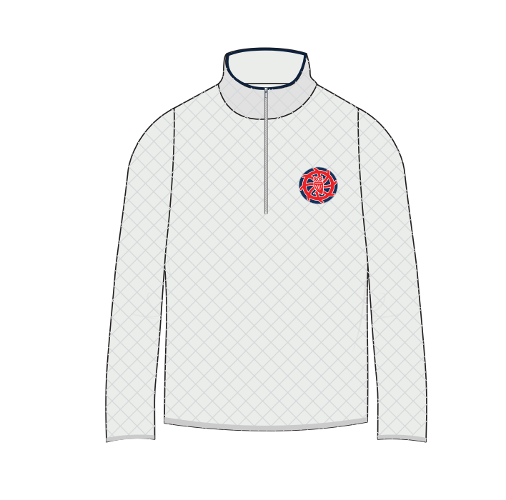 St Cats 1/4 zip quilted jumper - women