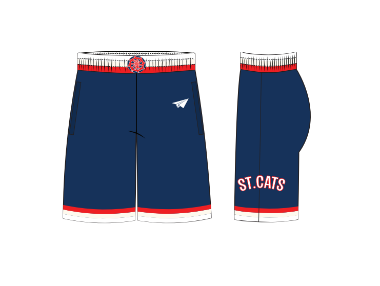 St Cats Sport Shorts - Unisex
