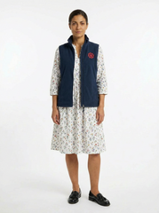 STAFF VEST NAVY FLEECE